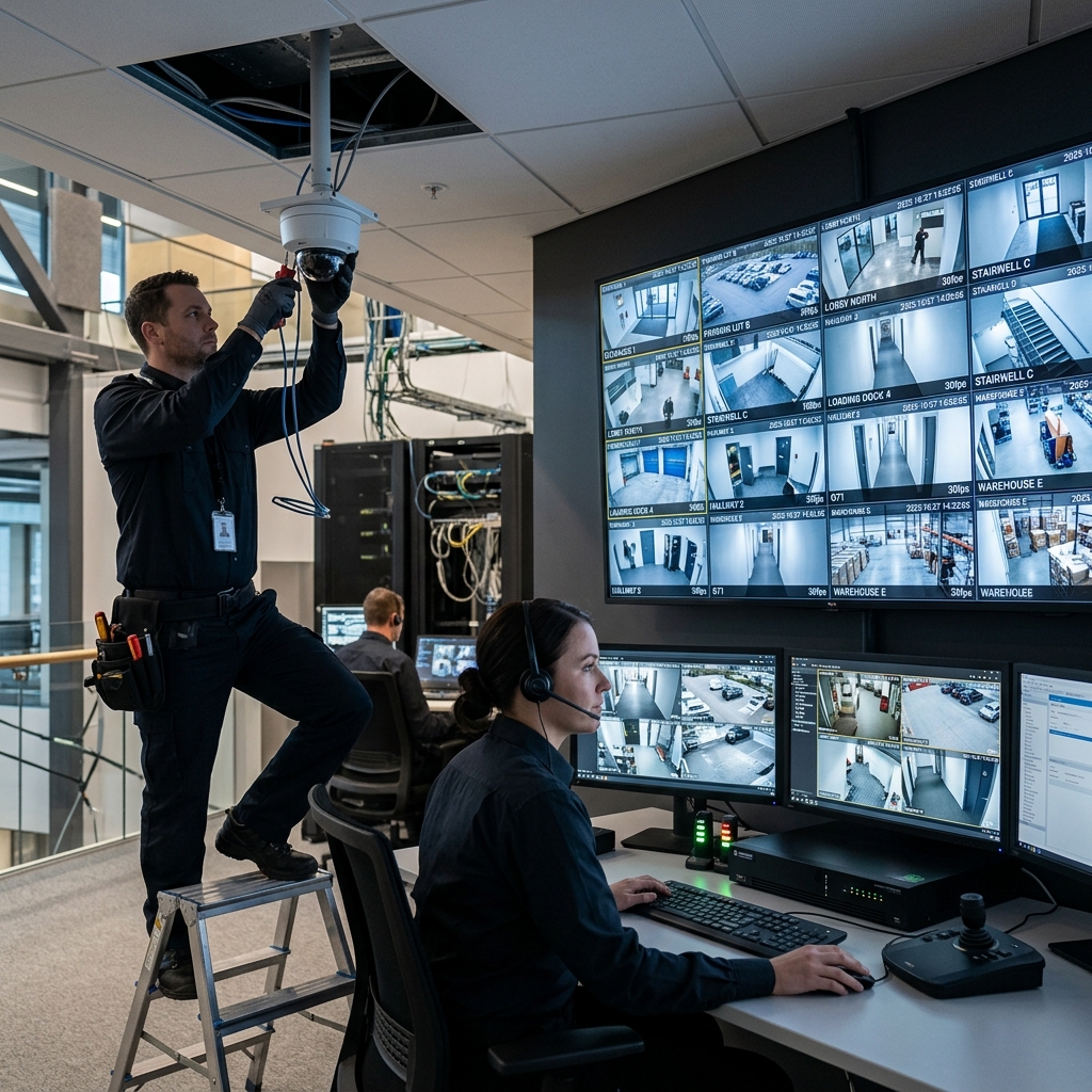Instalación de Cámaras de Seguridad CCTV IP